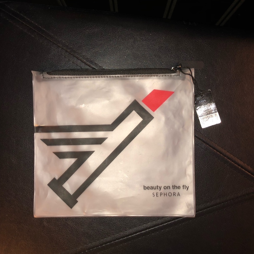 Clear Sephora makeup bag